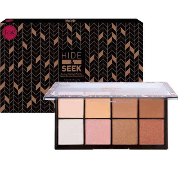 NEW J CAT Hide & Seek Contour/Highlighter Palette - Picture 2 of 8